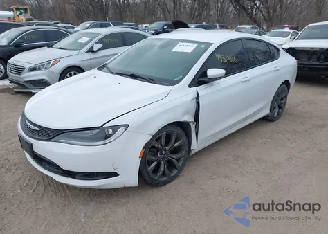 2015 Chrysler 200 S z USA, uszkodzony, nr VIN 1C3CCCBB9FN677519